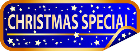 Button Christmas Specialのイラスト素材