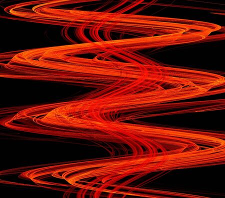 Abstract background made of flames