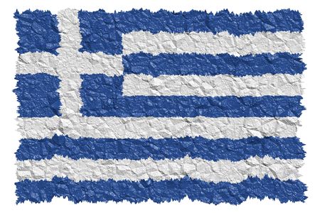 National Flag Greeceの写真素材
