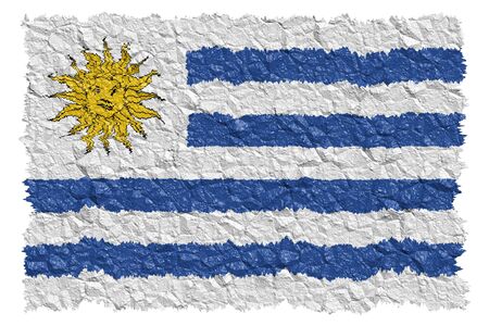 National Flag Uruguayの写真素材