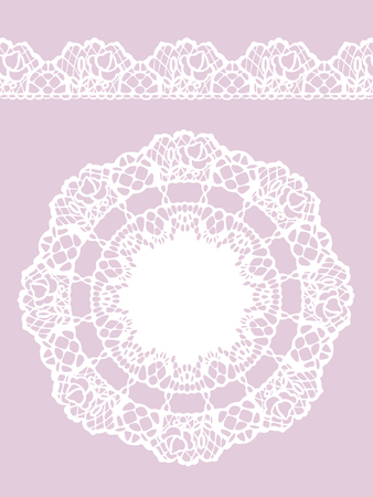 lace materials, woven stuff, beautifulのイラスト素材