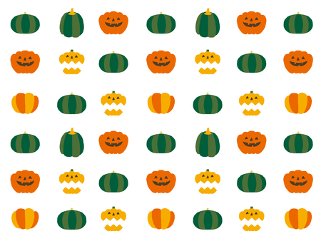 halloween iconsのイラスト素材