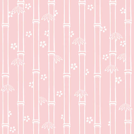 Japanese pattern of bamboo Illustrationのイラスト素材