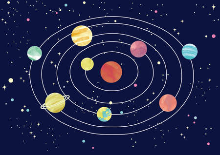 Planet Space Image Illustration