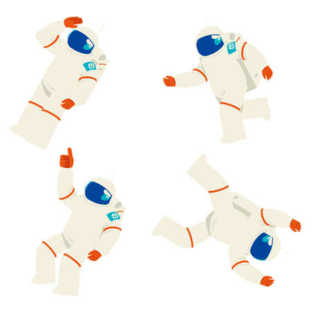 Astronaut Setのイラスト素材