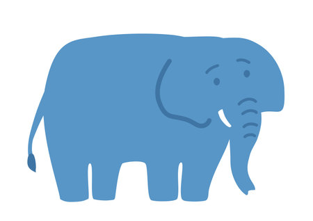 Elephant illustrationsのイラスト素材