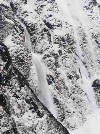 Avalanche, photographed from Machhapuchhre Base Camp