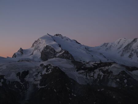 Monte Rosa Before Sunrise