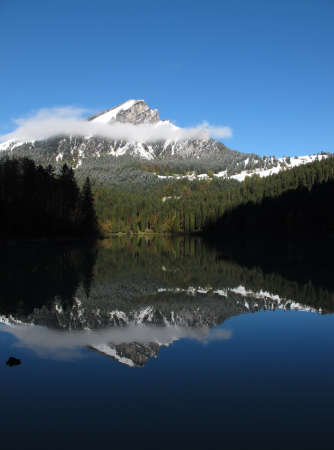 Scenery At Lake Obersee, Glarus