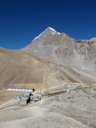 Thorung Phedi High Camp, Yakwakangの写真素材