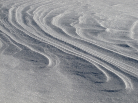 Snow Dunesの写真素材