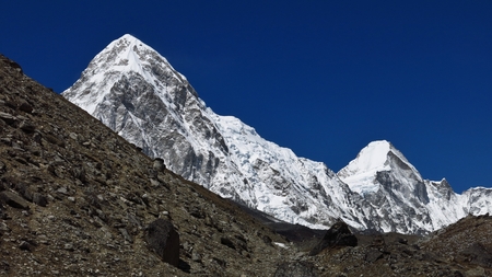 Majestic Mt Pumoriの写真素材