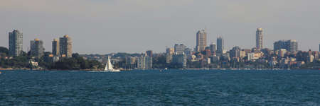 Houses at the Australian coast, Sydney.の写真素材