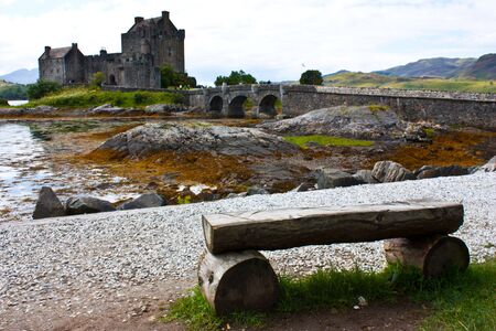 The castle is one of the most photographed monuments in Scotland and a popular venue for weddings and film locationsの写真素材