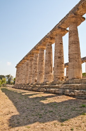 The main features of the site today are the standing remains of three major temples in Doric style, dating from the first half of the 6th century BCのeditorial素材