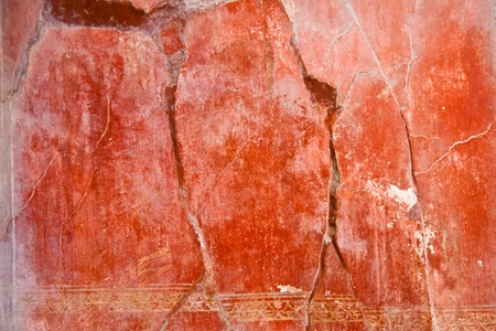 Detail of Pompeii site. The city of was destroyed and completely buried during a long catastrophic eruption of the volcano Mount Vesuviusの写真素材