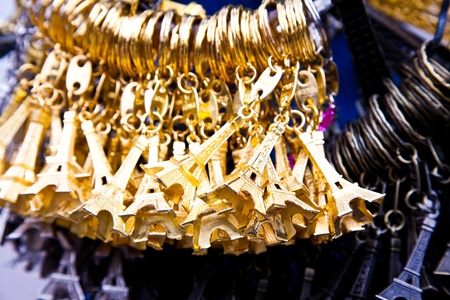 The tipical souvenir you can find in every single shop of Parisのeditorial素材
