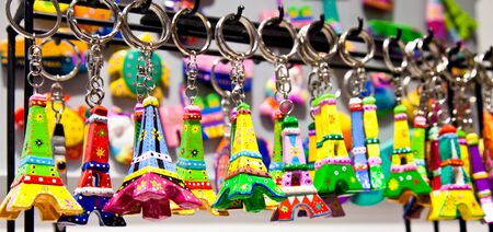 The tipical souvenir you can find in every single shop of Parisのeditorial素材