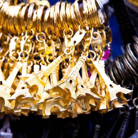 The tipical souvenir you can find in every single shop of Parisのeditorial素材