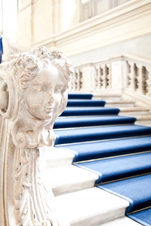 Italy - Torino. Interior of Palazzo Madama Royal Palaceのeditorial素材