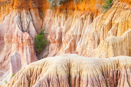 Wonderful orange colors at sunset in Marafa Canyon - also said The Hell's Kitchen. Malindi region, Kenyaの写真素材