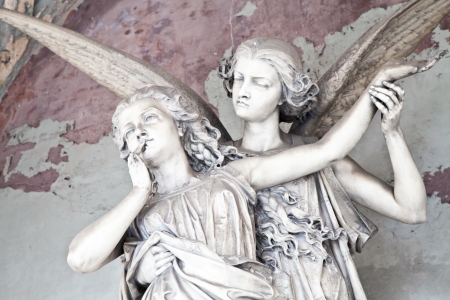 Collection of the most beautiful and moving architectures examples in European cemeteriesのeditorial素材