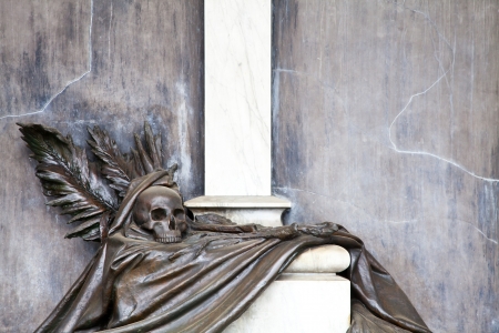Collection of the most beautiful and moving architectures examples in European cemeteriesの写真素材