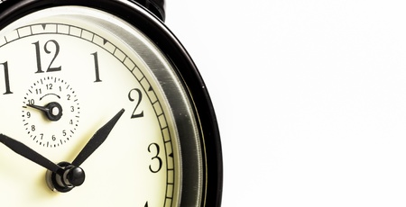 Detail of a used mechanical clock, very flexible concept