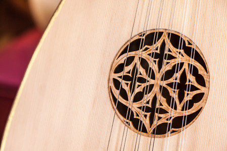 Old Spanish viola in perfect condition - 200 years oldの写真素材