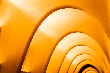 Image for backgrounds: detail of arcs prospective in a long corridorの写真素材