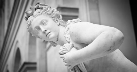The perfect feminine beauty in this copy of a classical Greek statue