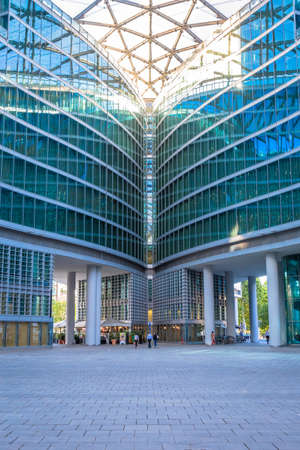 MILAN, ITALY - CIRCA SEPTEMBER 2020: located in Milan downtown, the Lombardia (Lombardy) Region is one of the most famous modern skyscraper in Italyのeditorial素材