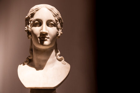 Bassano del Grappa, Italy - January 2023: antique sculpture by Antonio Canova - museum collectionのeditorial素材