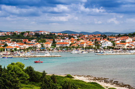 Pakostane in Croatia, adriatic seaの写真素材