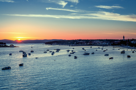 Pakostane in Croatia, adriatic seaの写真素材