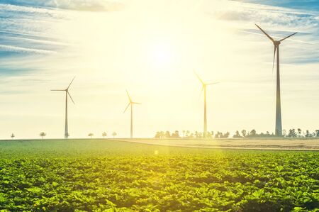 Wind Turbines - renewable energy sourcesの写真素材