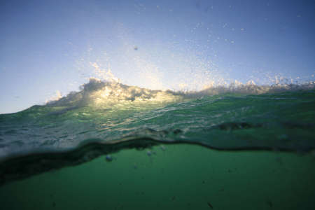 Wave Crestの写真素材