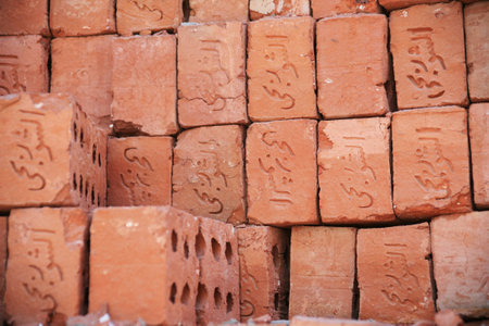 Bricks up Closeの写真素材