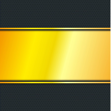 Golden Stripe with Black Background, Vector, Illustrationのイラスト素材