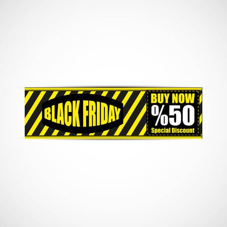 Black Friday banner, vector illustration.のイラスト素材