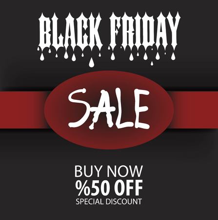 Black Friday Sale Posterのイラスト素材