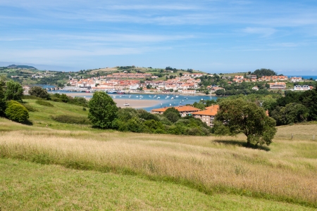 Coastal village in Cantabria, San Vicente de la Barquera,Spain