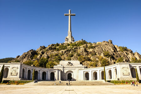 Valley of the Fallen (Valle de los Caidos) Madrid, spainのeditorial素材