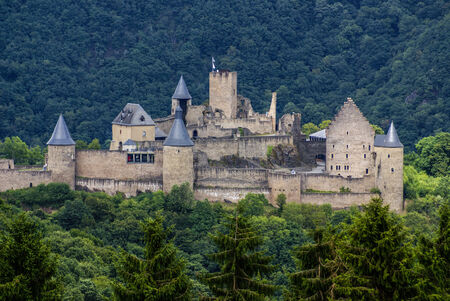 Bourscheid Castle in Luxembourgのeditorial素材