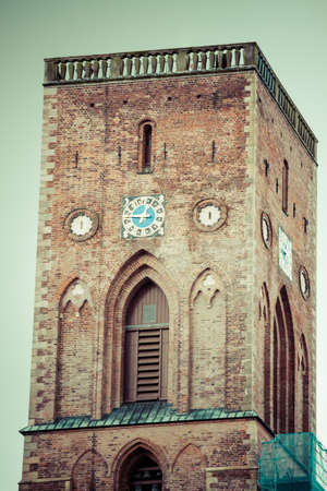Cathedral in Ribe, Denmarkの写真素材