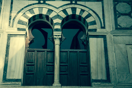 Windows in traditional style.Tunis