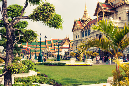Royal grand palace in Bangkok, Asia Thailandのeditorial素材