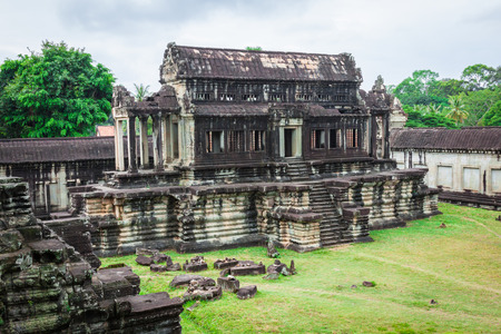 Angkor Wat Temple, Siem reap, Cambodia.の写真素材