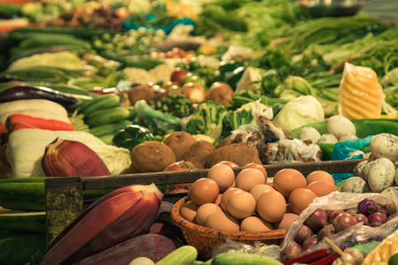 market produce cambodia local market siem reapの写真素材