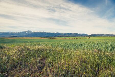 sierra nevada mountain range spainの写真素材